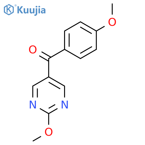 (4-Methoxyphenyl)(2-methoxypyrimidin-5-yl)methanone structure