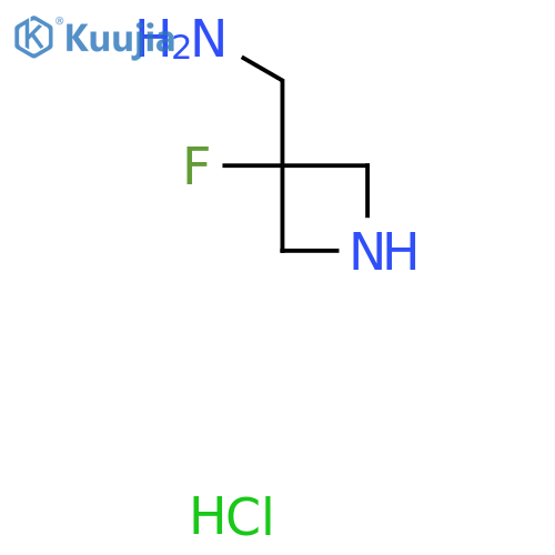 (3-fluoroazetidin-3-yl)methanamine;hydrochloride structure