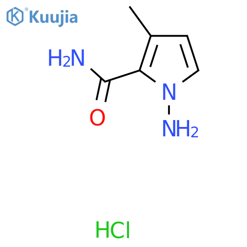 1-Amino-3-methyl-1H-pyrrole-2-carboxamide hydrochloride structure