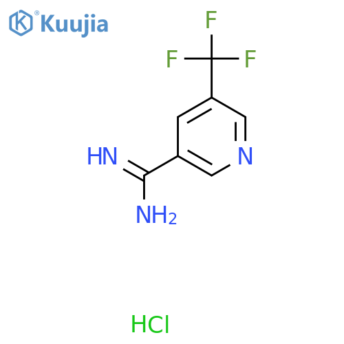 5-(Trifluoromethyl)nicotinimidamide hydrochloride structure