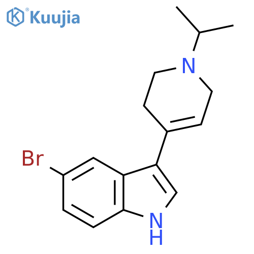 5-Bromo-3-(1-isopropyl-1,2,3,6-tetrahydropyridin-4-yl)-1H-indole structure
