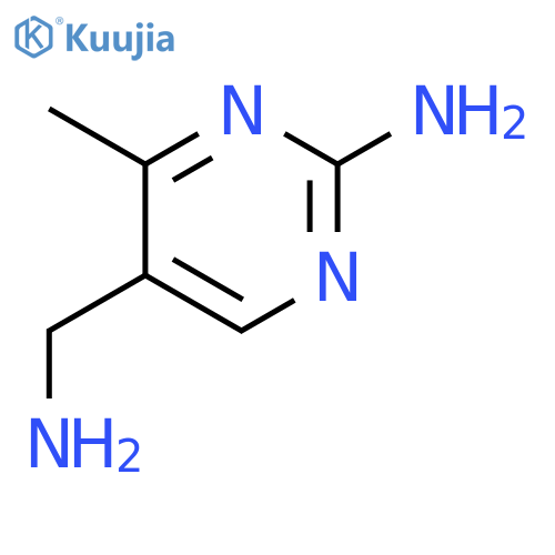 5-(Aminomethyl)-4-methylpyrimidin-2-amine structure