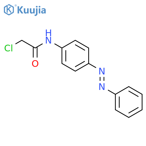 2-Chloro-N-{4-(E)-PhenyldiazenylPhenyl}Acetamide structure