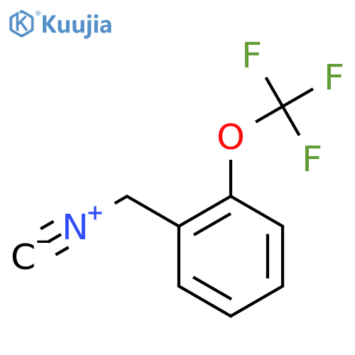 1-(isocyanomethyl)-2-(trifluoromethoxy)benzene structure