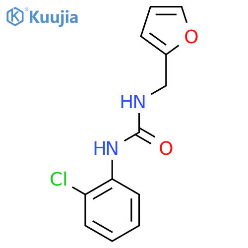 1-(2-chlorophenyl)-3-[(furan-2-yl)methyl]urea structure