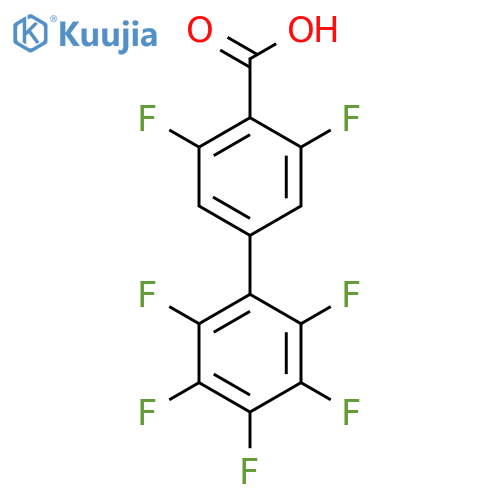 3,5,2',3',4',5',6'-Heptafluorobiphenyl-4-carboxylic acid structure