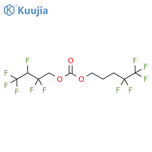 2,2,3,4,4,4-Hexafluorobutyl 4,4,5,5,5-pentafluoropentyl carbonate structure