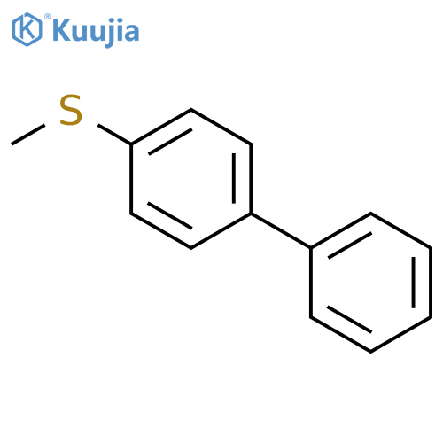 1,1'-Biphenyl, 4-(methylthio)- structure