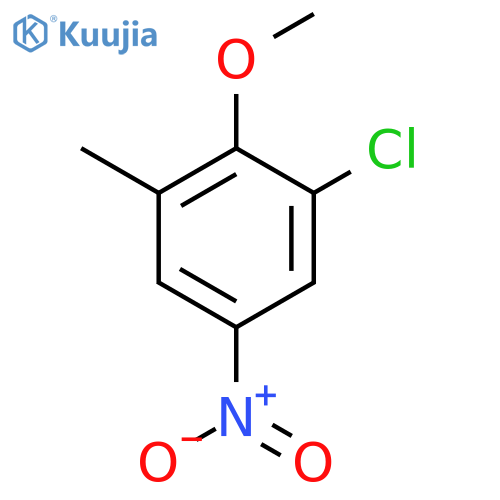 1-Chloro-2-methoxy-3-methyl-5-nitrobenzene structure