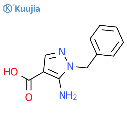 5-Amino-1-benzyl-1H-pyrazole-4-carboxylic acid structure