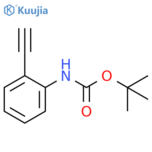 tert-butyl N-(2-ethynylphenyl)carbamate structure