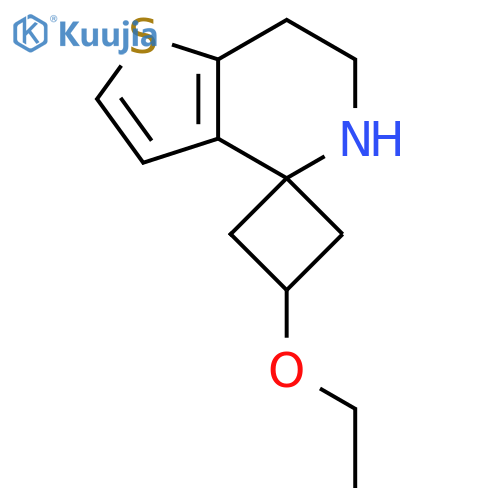 3-ethoxy-6',7'-dihydro-5'H-spirocyclobutane-1,4'-thieno3,2-cpyridine structure