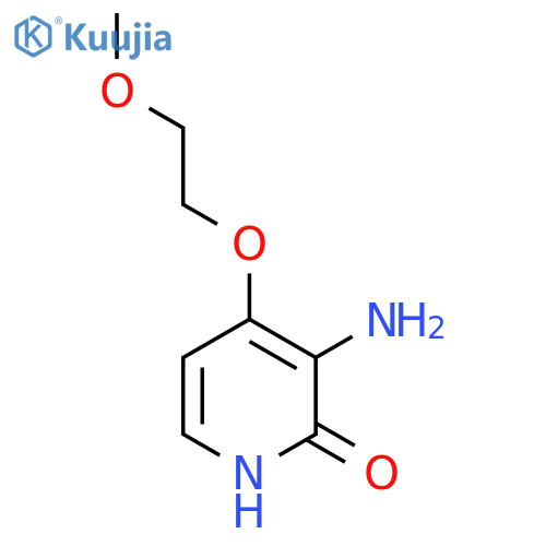 3-amino-4-(2-methoxyethoxy)-1,2-dihydropyridin-2-one structure