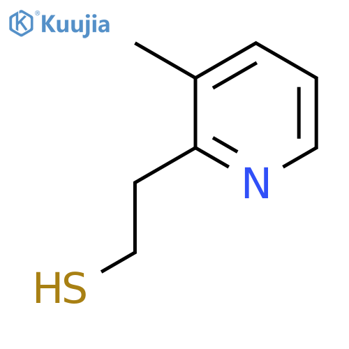 2-(3-methylpyridin-2-yl)ethane-1-thiol structure