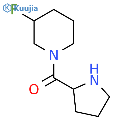 3-Fluoro-1-prolylpiperidine structure