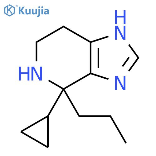 4-cyclopropyl-4-propyl-3H,4H,5H,6H,7H-imidazo4,5-cpyridine structure