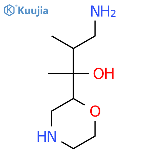2-Morpholinemethanol, α-(2-amino-1-methylethyl)-α-methyl- structure