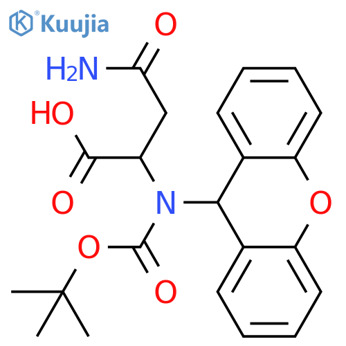 Boc-D-Asn(Xan)-OH structure
