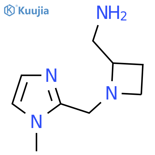 {1-(1-methyl-1H-imidazol-2-yl)methylazetidin-2-yl}methanamine structure