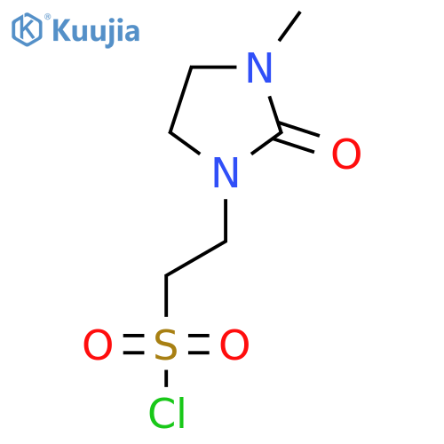 2-(3-methyl-2-oxoimidazolidin-1-yl)ethane-1-sulfonyl chloride structure