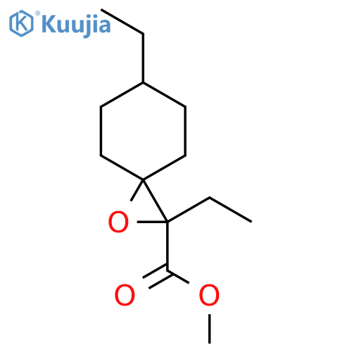 Methyl 2,6-diethyl-1-oxaspiro[2.5]octane-2-carboxylate structure
