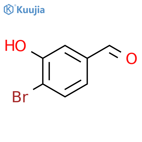 4-Bromo-3-hydroxybenzaldehyde structure