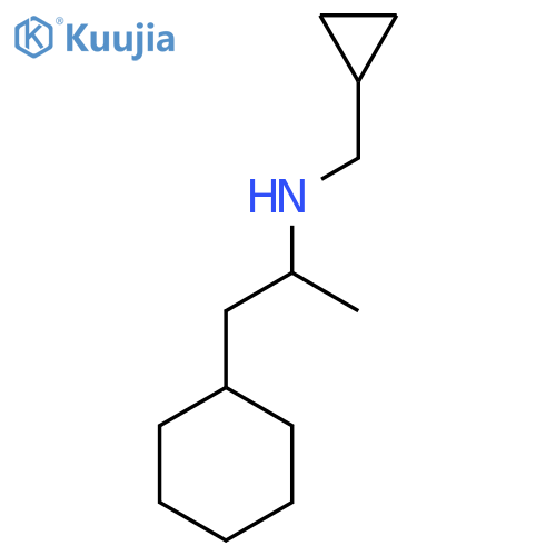 (1-cyclohexylpropan-2-yl)(cyclopropylmethyl)amine structure