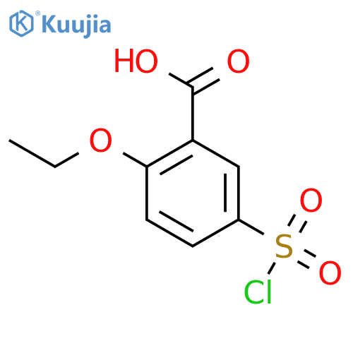 5-(Chlorosulfonyl)-2-ethoxybenzoic acid structure