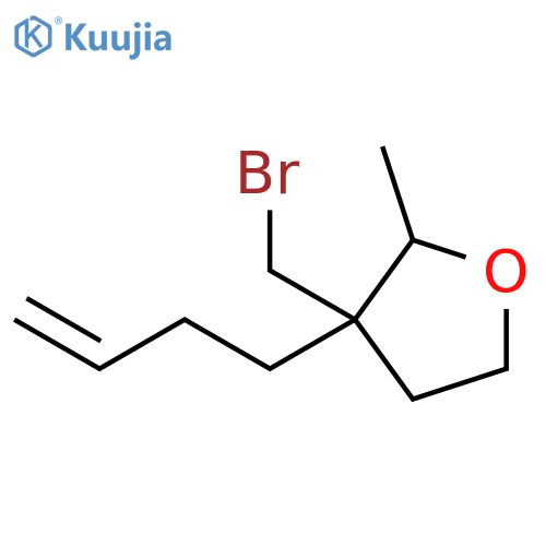Furan, 3-(bromomethyl)-3-(3-buten-1-yl)tetrahydro-2-methyl- structure