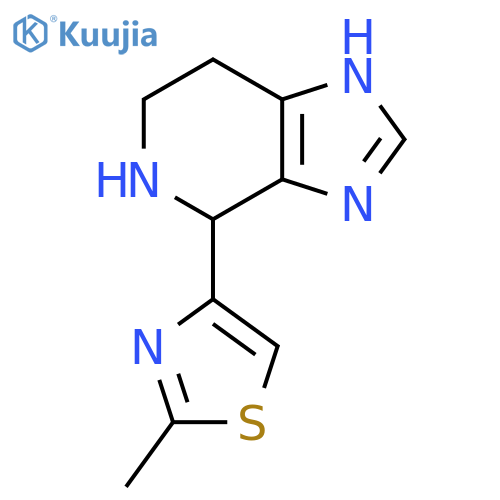 4-{3H,4H,5H,6H,7H-imidazo4,5-cpyridin-4-yl}-2-methyl-1,3-thiazole structure