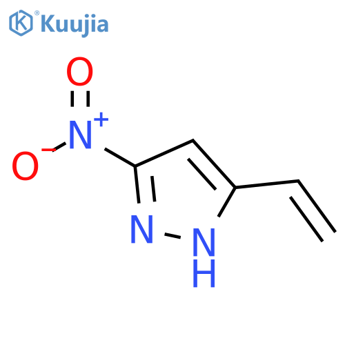 3-ethenyl-5-nitro-1H-pyrazole structure