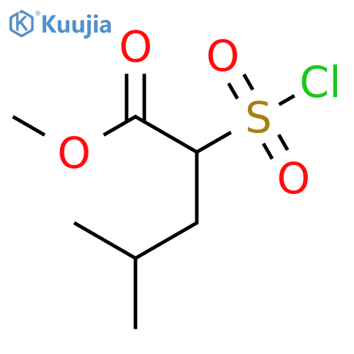 methyl 4-methyl-2-sulfopentanoate structure