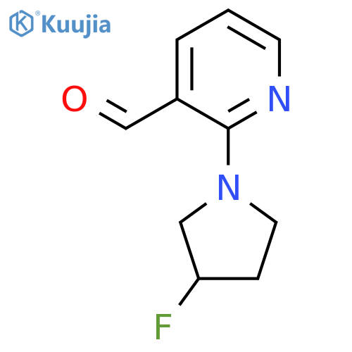 2-(3-Fluoropyrrolidin-1-yl)pyridine-3-carbaldehyde structure