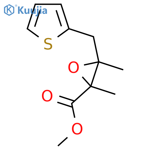 Methyl 2,3-dimethyl-3-[(thiophen-2-yl)methyl]oxirane-2-carboxylate structure