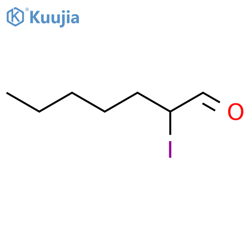 Heptanal, 2-iodo- structure