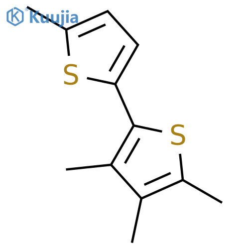 2,2'-Bithiophene, 3,4,5,5'-tetramethyl- structure