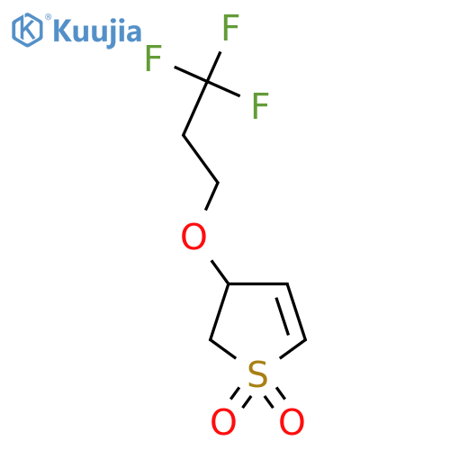 3-(3,3,3-trifluoropropoxy)-2,3-dihydro-1lambda6-thiophene-1,1-dione structure