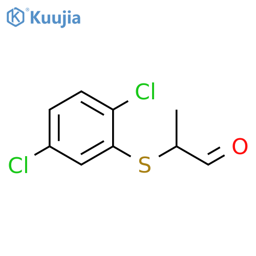 Propanal, 2-[(2,5-dichlorophenyl)thio]- structure