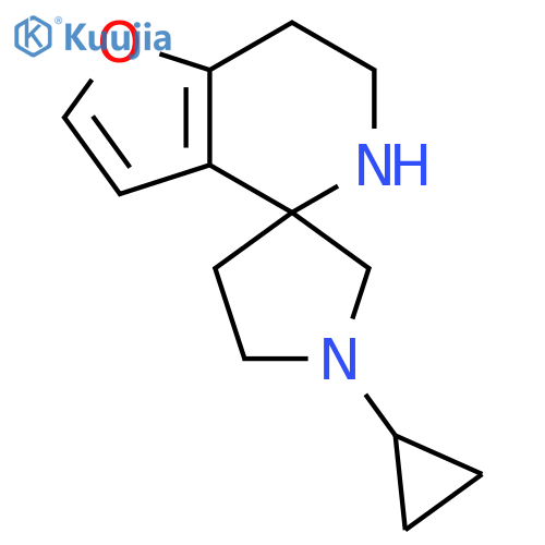 1'-cyclopropyl-6,7-dihydro-5H-spirofuro3,2-cpyridine-4,3'-pyrrolidine structure