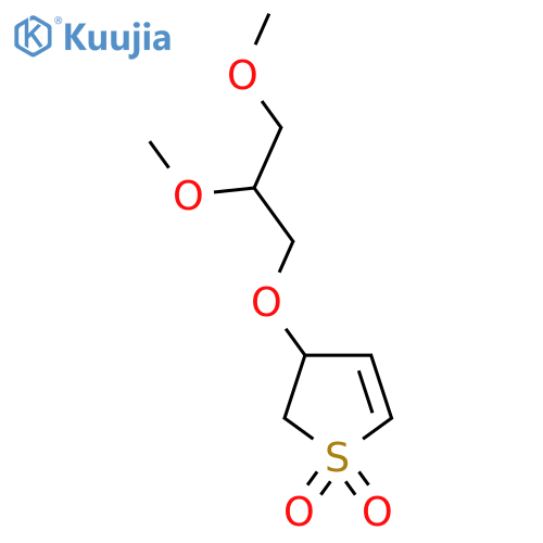 3-(2,3-dimethoxypropoxy)-2,3-dihydro-1lambda6-thiophene-1,1-dione structure
