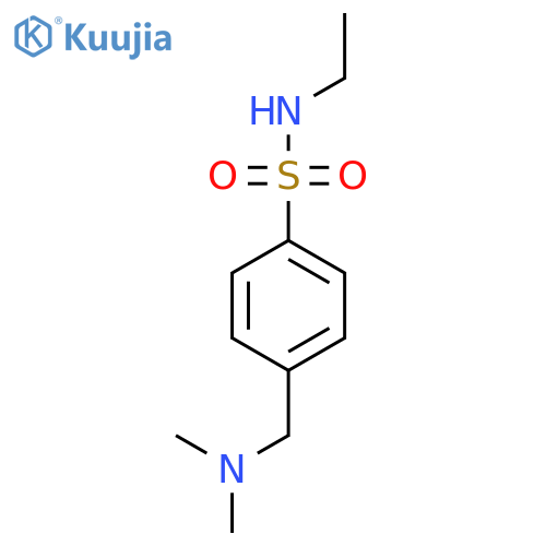 4-(dimethylamino)methyl-N-ethylbenzene-1-sulfonamide structure
