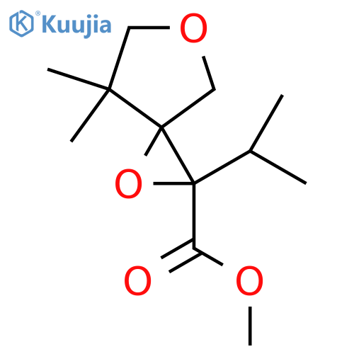 Methyl 7,7-dimethyl-2-(propan-2-yl)-1,5-dioxaspiro[2.4]heptane-2-carboxylate structure