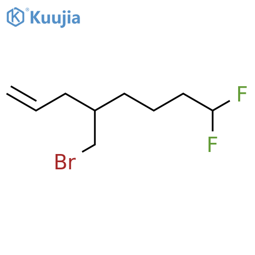 1-Octene, 4-(bromomethyl)-8,8-difluoro- structure