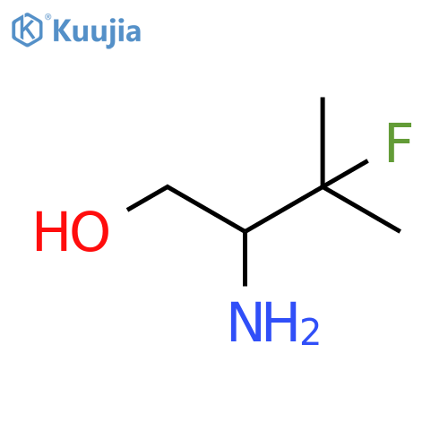 2-amino-3-fluoro-3-methylbutan-1-ol structure