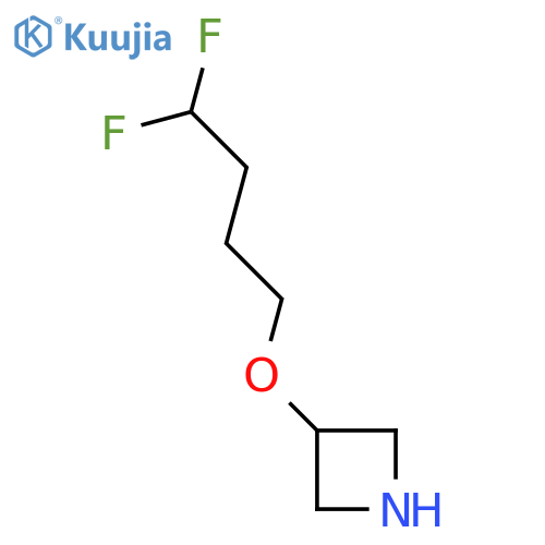 3-(4,4-difluorobutoxy)azetidine structure