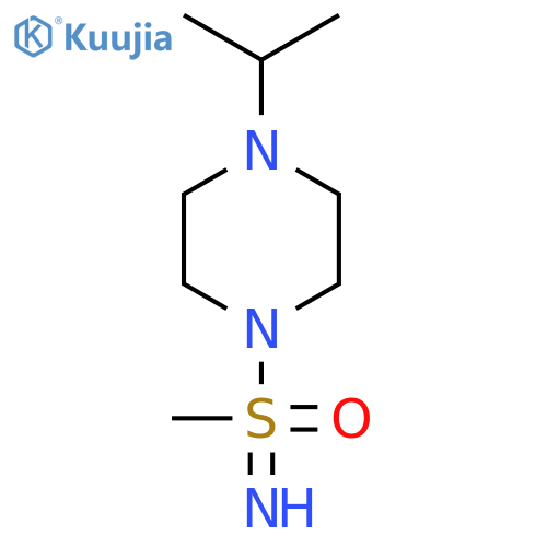 Imino(methyl)[4-(propan-2-yl)piperazin-1-yl]-lambda6-sulfanone structure