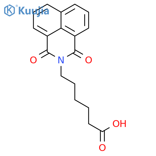 6-{2,4-Dioxo-3-azatricyclo7.3.1.0^{5,13}trideca-1(13),5,7,9,11-pentaen-3-yl}hexanoic acid structure