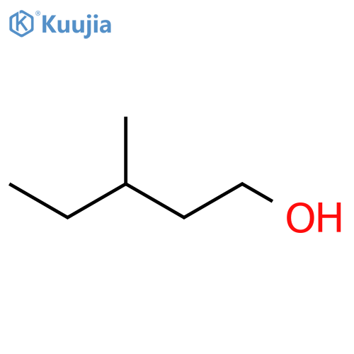 1-pentanol, 3-methyl-, (±)- structure