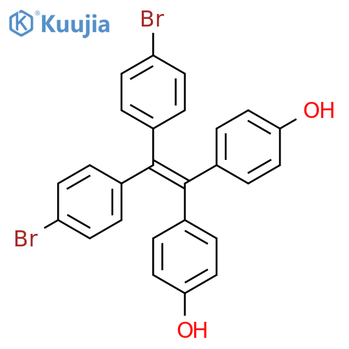 4,4'-(2,2-Bis(4-bromophenyl)ethene-1,1-diyl)diphenol structure