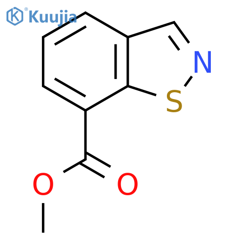 Methyl benzo[d]isothiazole-7-carboxylate structure